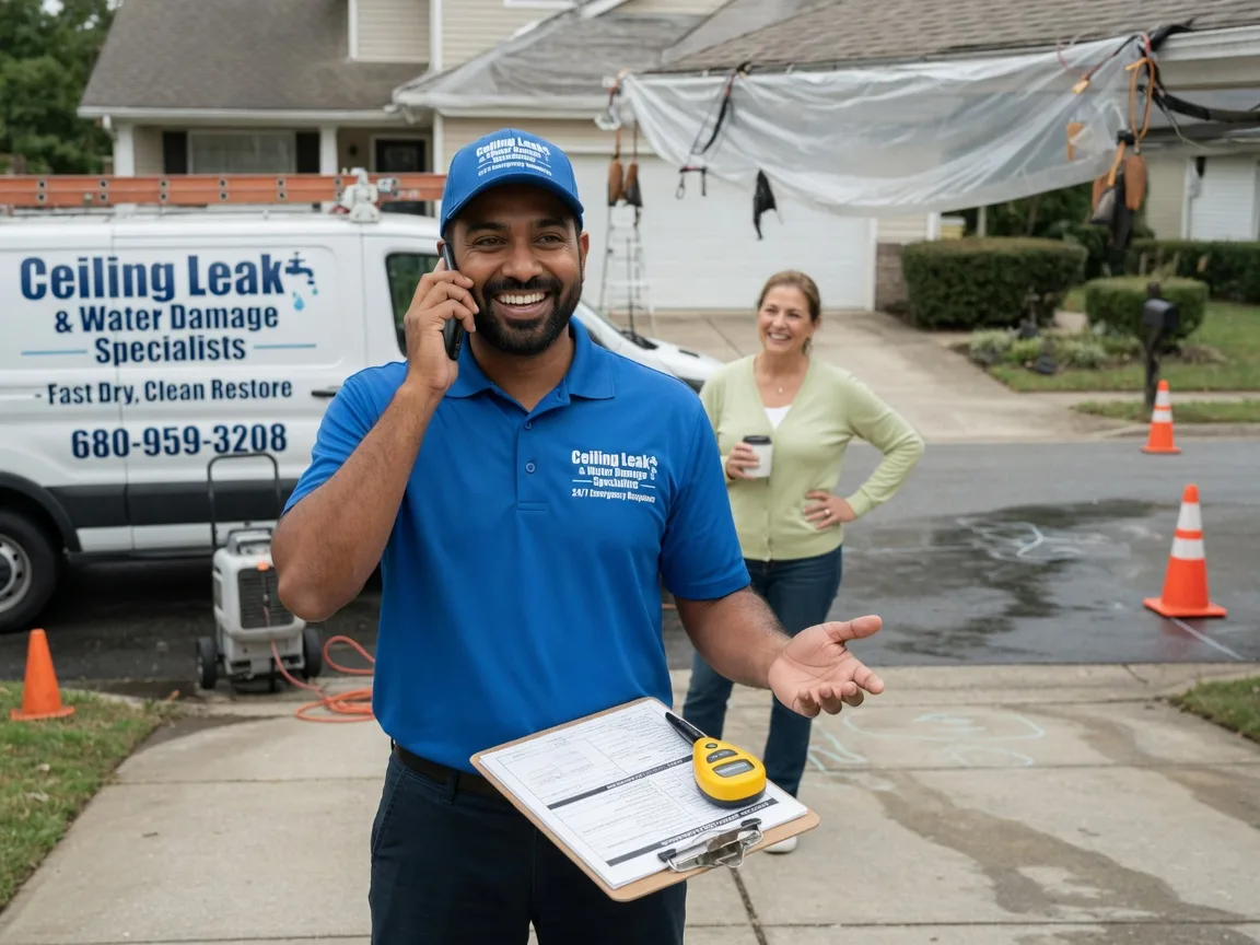 Ceiling Leak Cleanup Walton, NE FAQs
